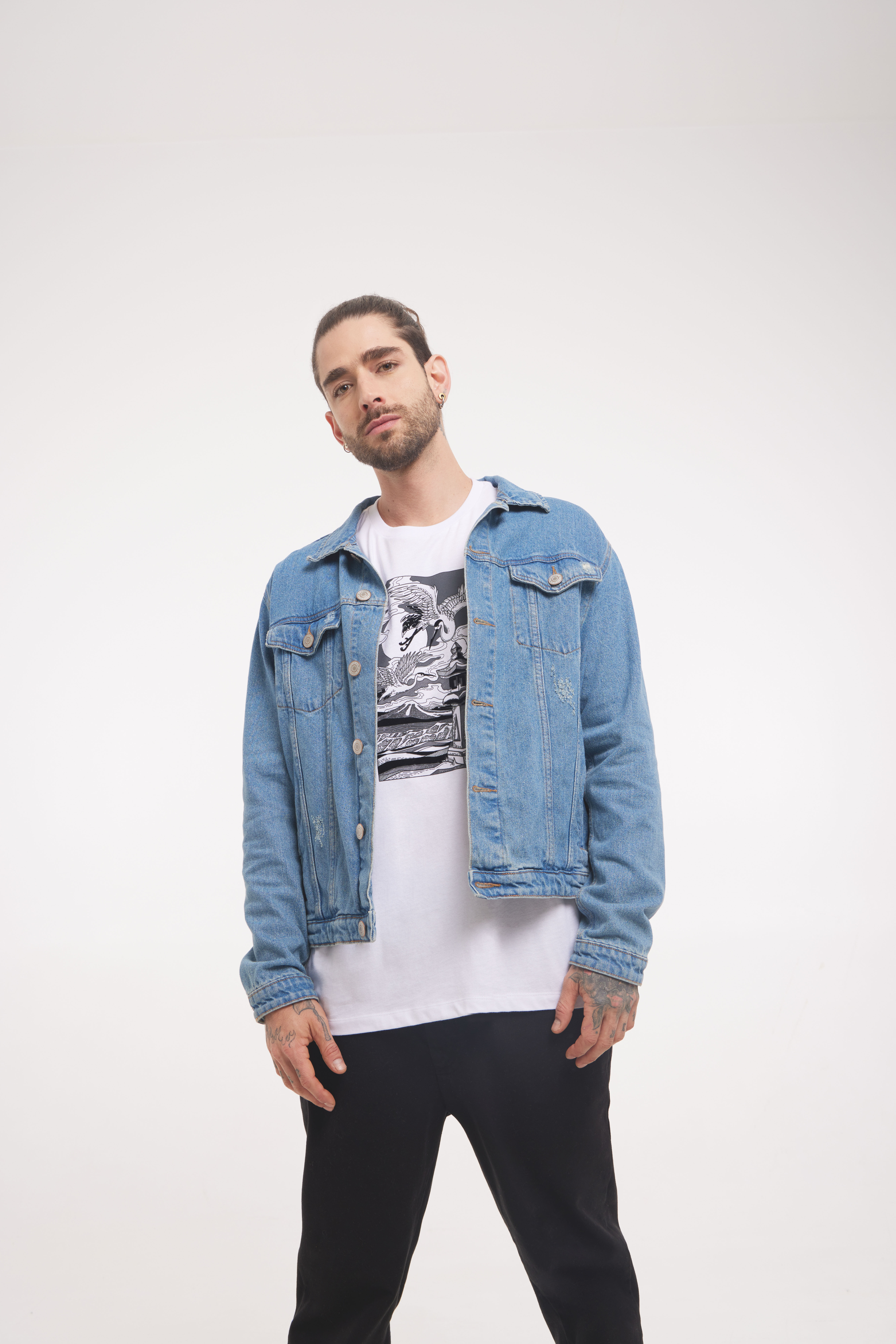 Chaquetas en jeans para hombre sales