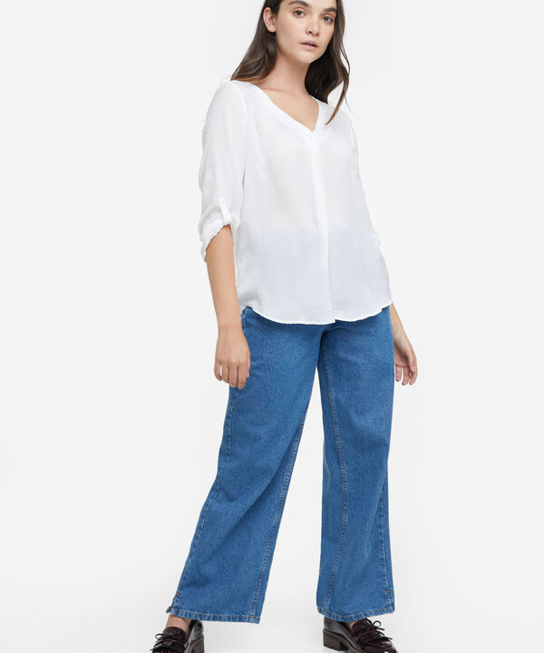 Blusa básica para mujer