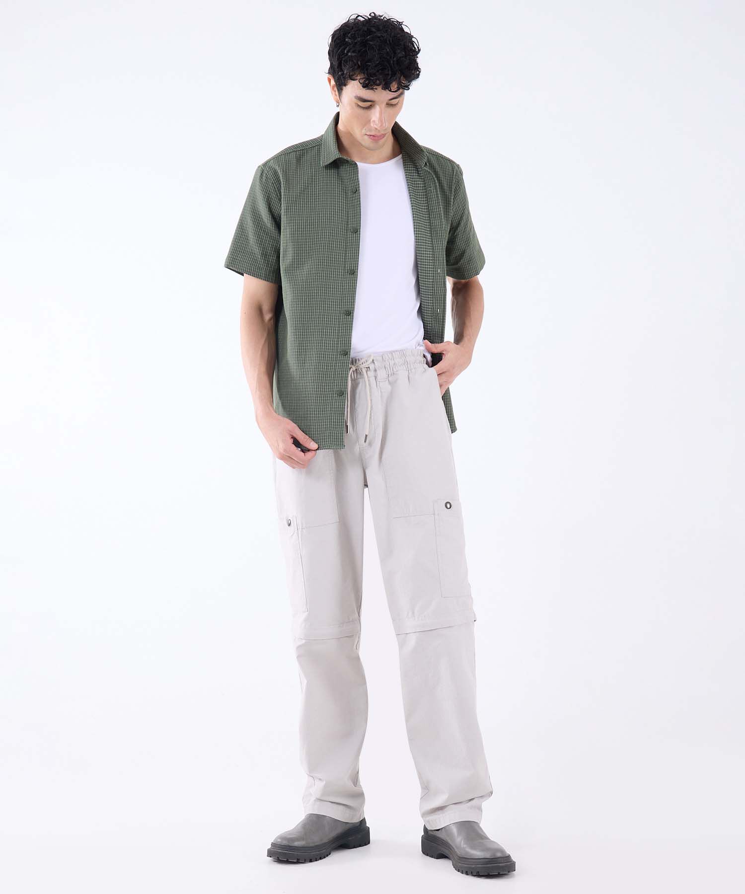 Pantal&oacute;n Desmontable, Crema, hi-res