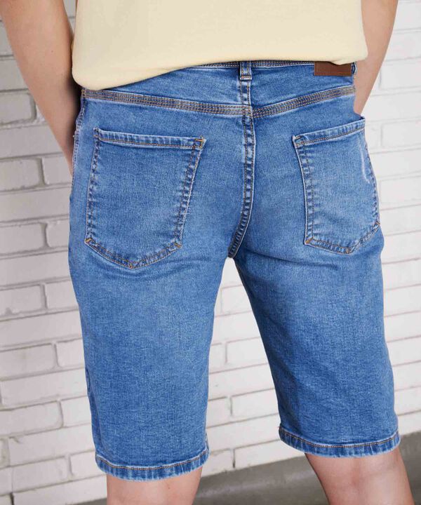 Bermudas jeans hombre