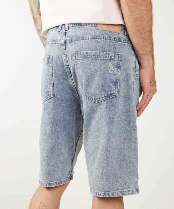 Bermudas jeans hombre
