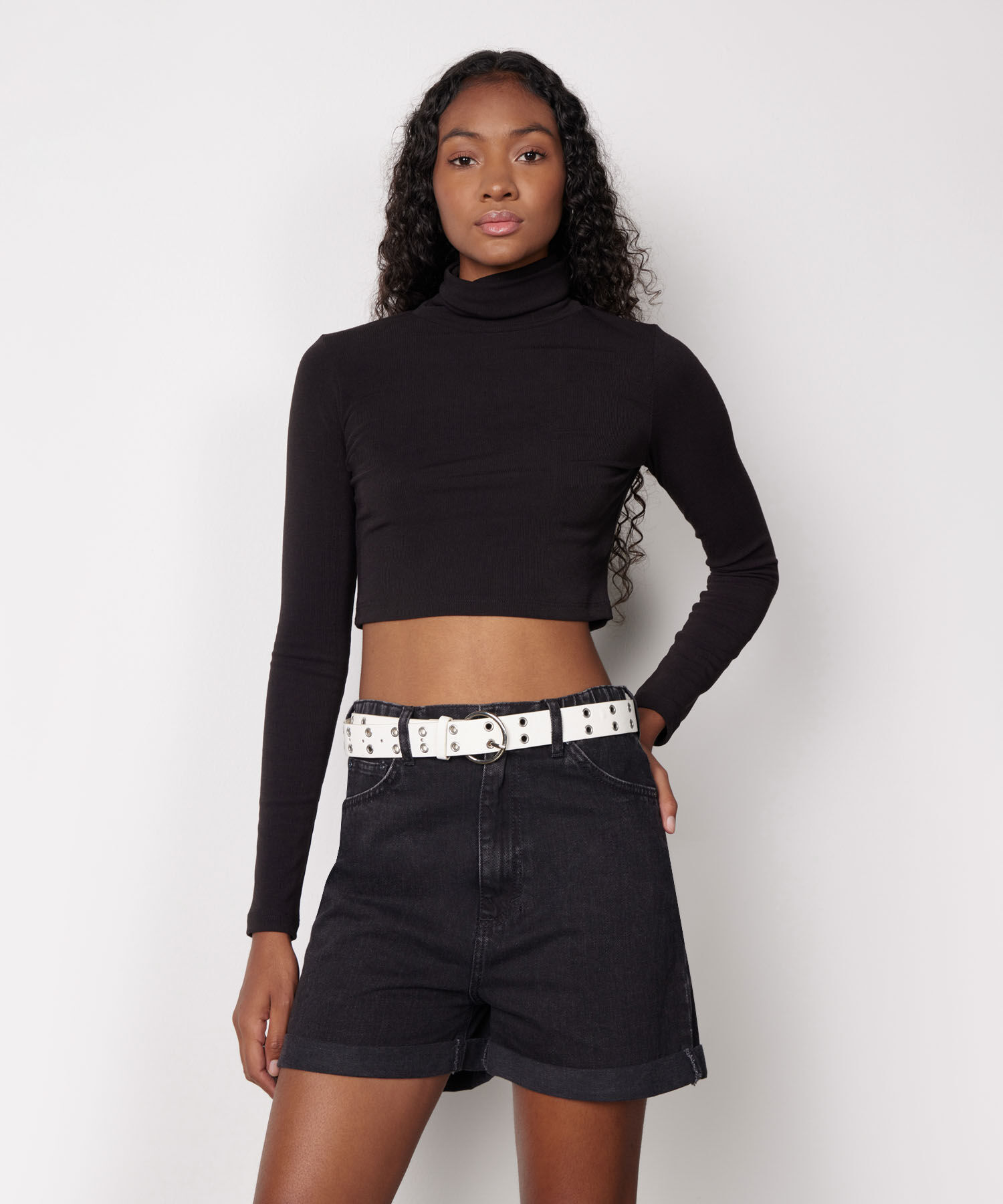 Short tiro alto mujer online