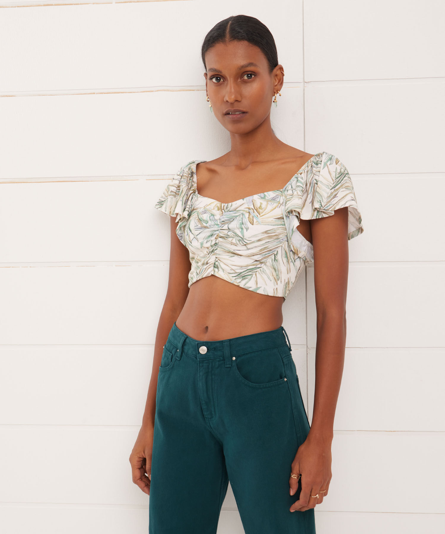 Camisas tipo crop top online