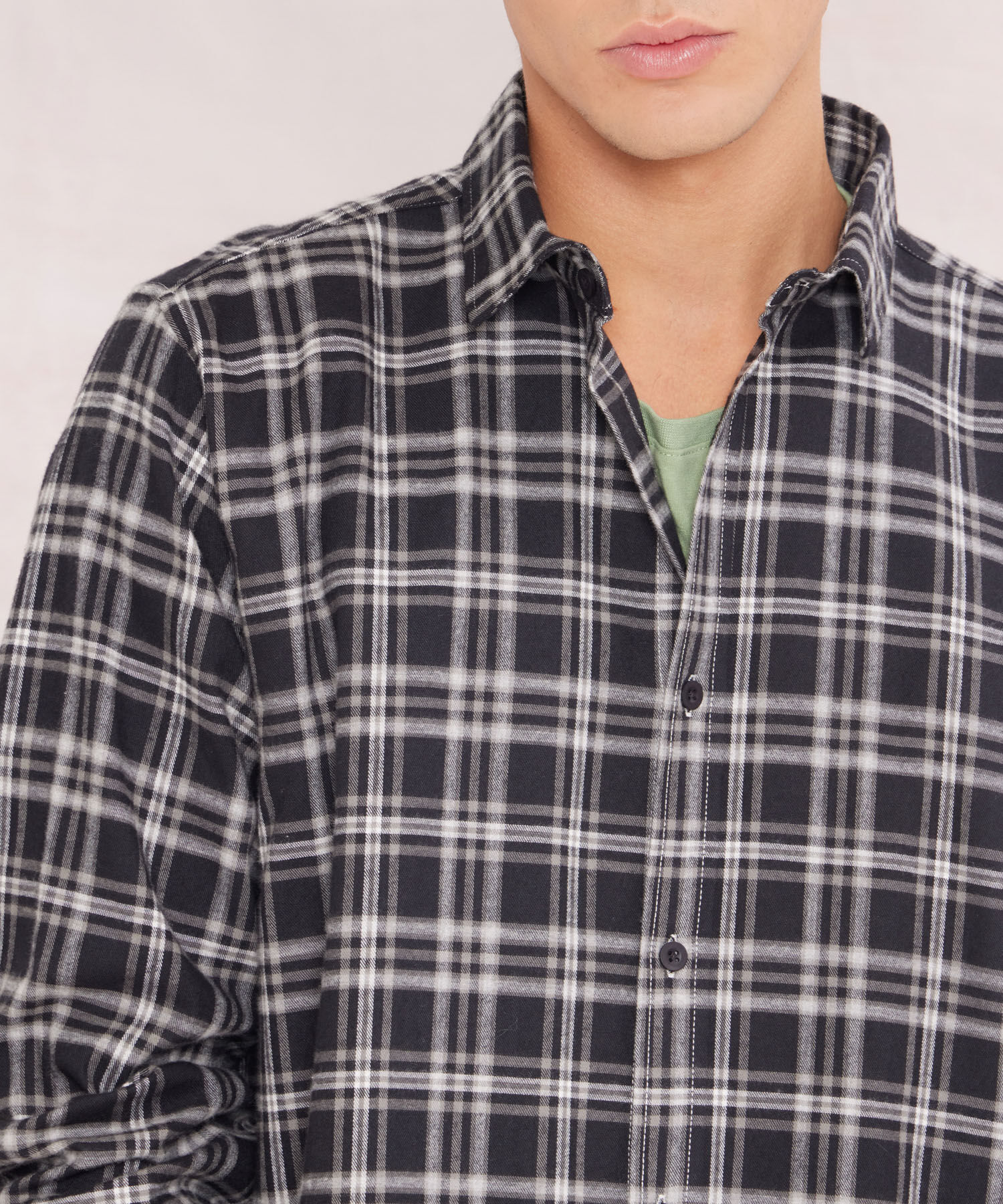 Camisa Manga Larga Y A Cuadros Tipo Lenador Para Hombre Compra Online SEVEN SEVEN