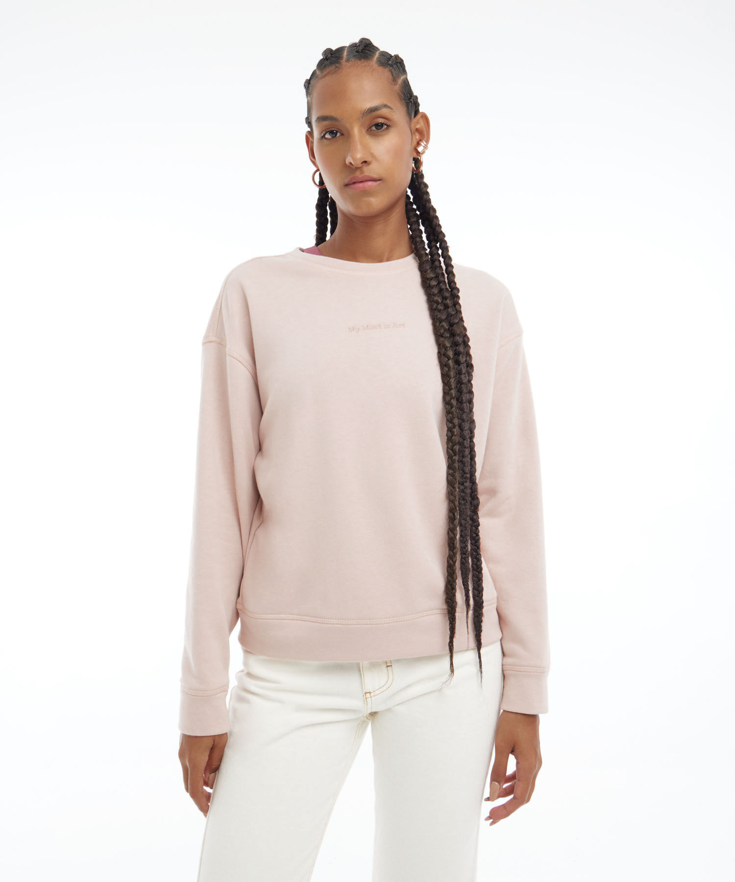 Buzo Cuello Redondo Con Bordado Compra Online SEVEN SEVEN