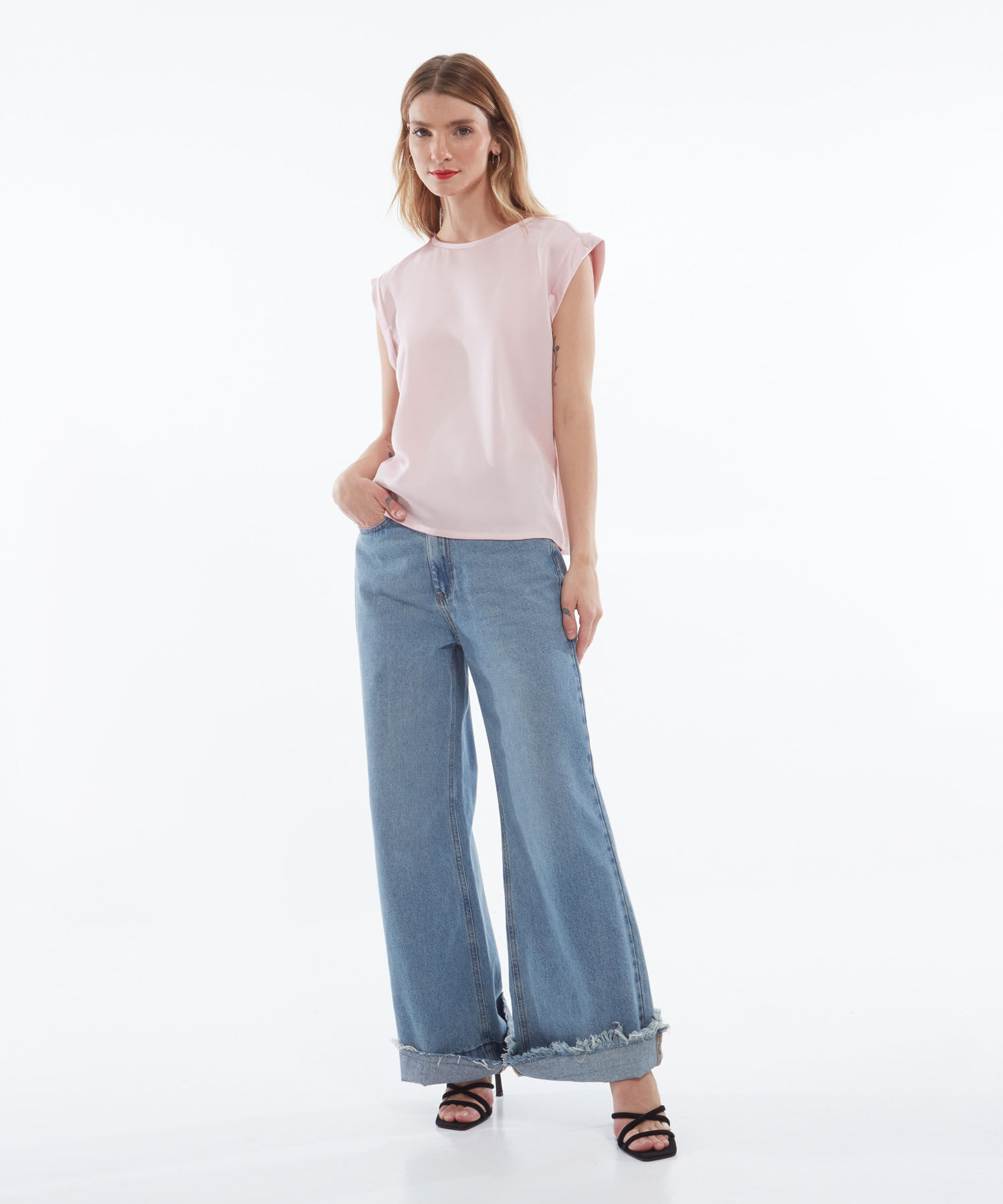 Blusa básica para mujer
