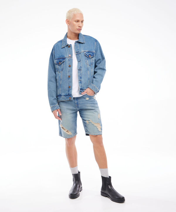 Bermudas jeans hombre image number null