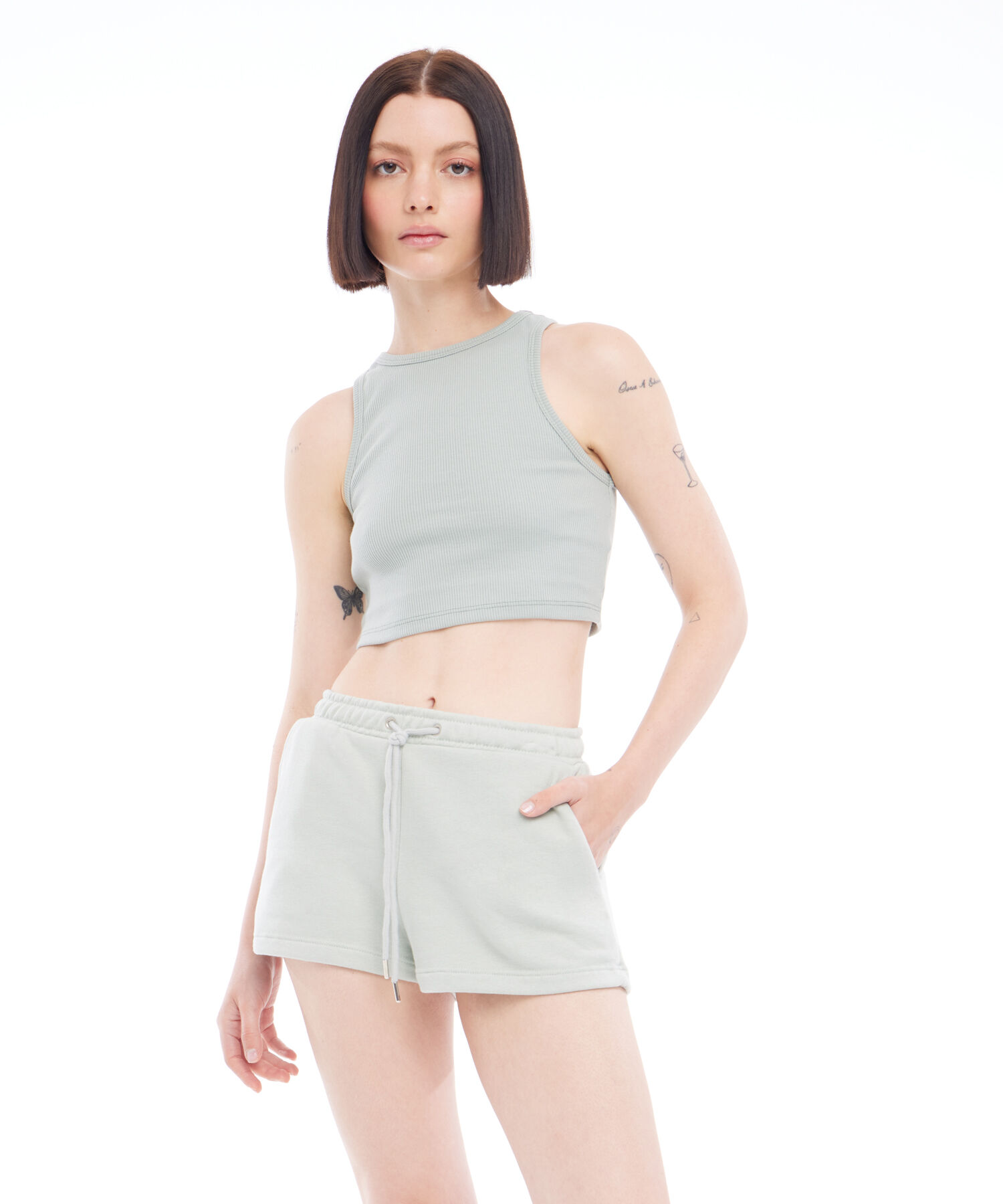Short sudadera mujer outlet