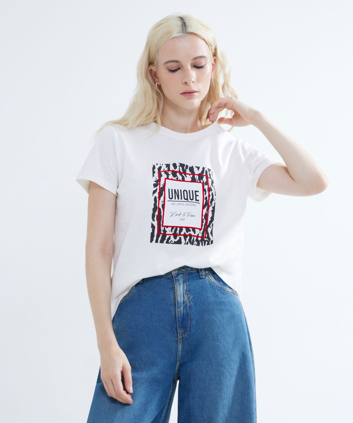 Camisetas anchas manga corta mujer deals