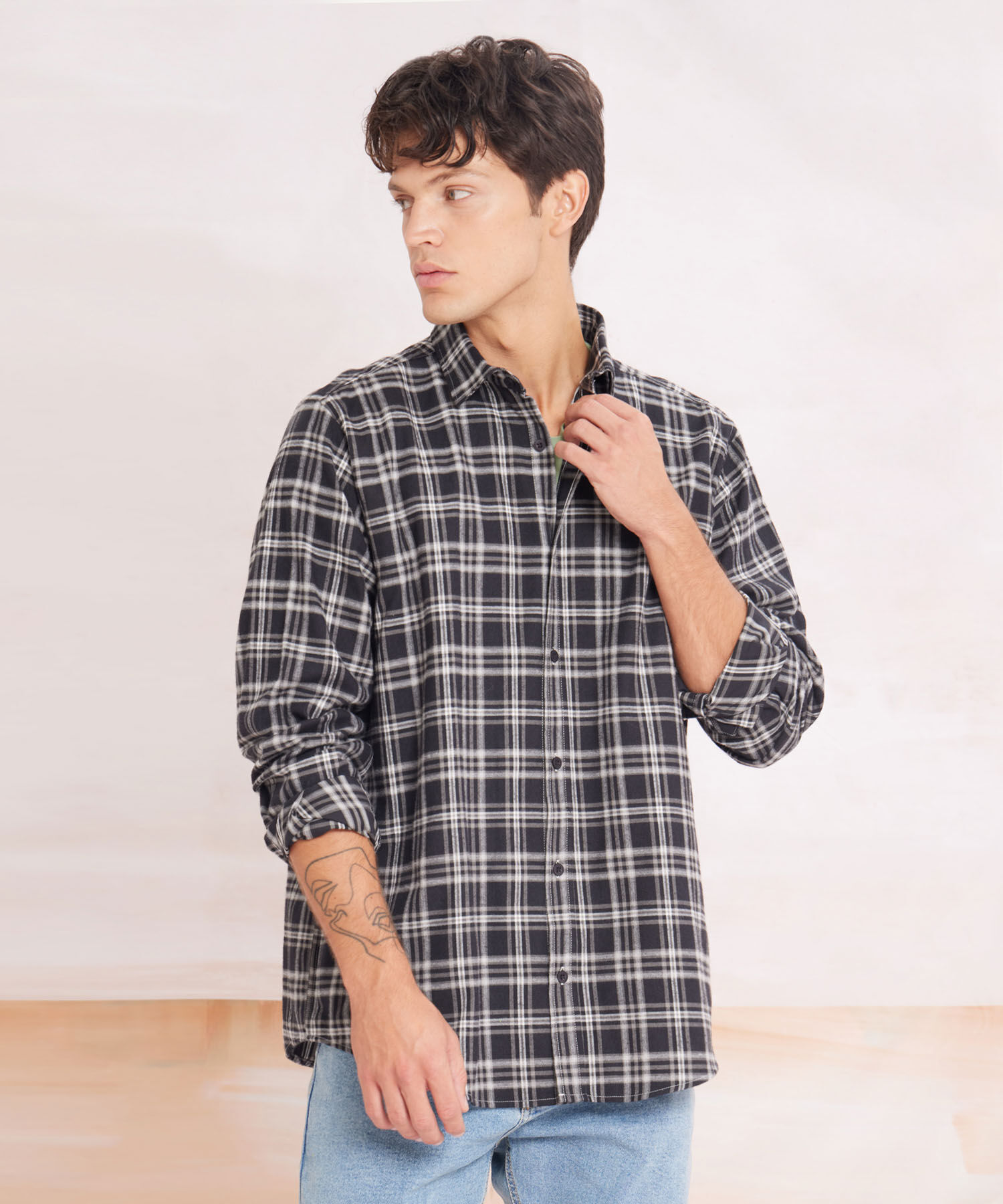 Camisetas a cuadros on sale