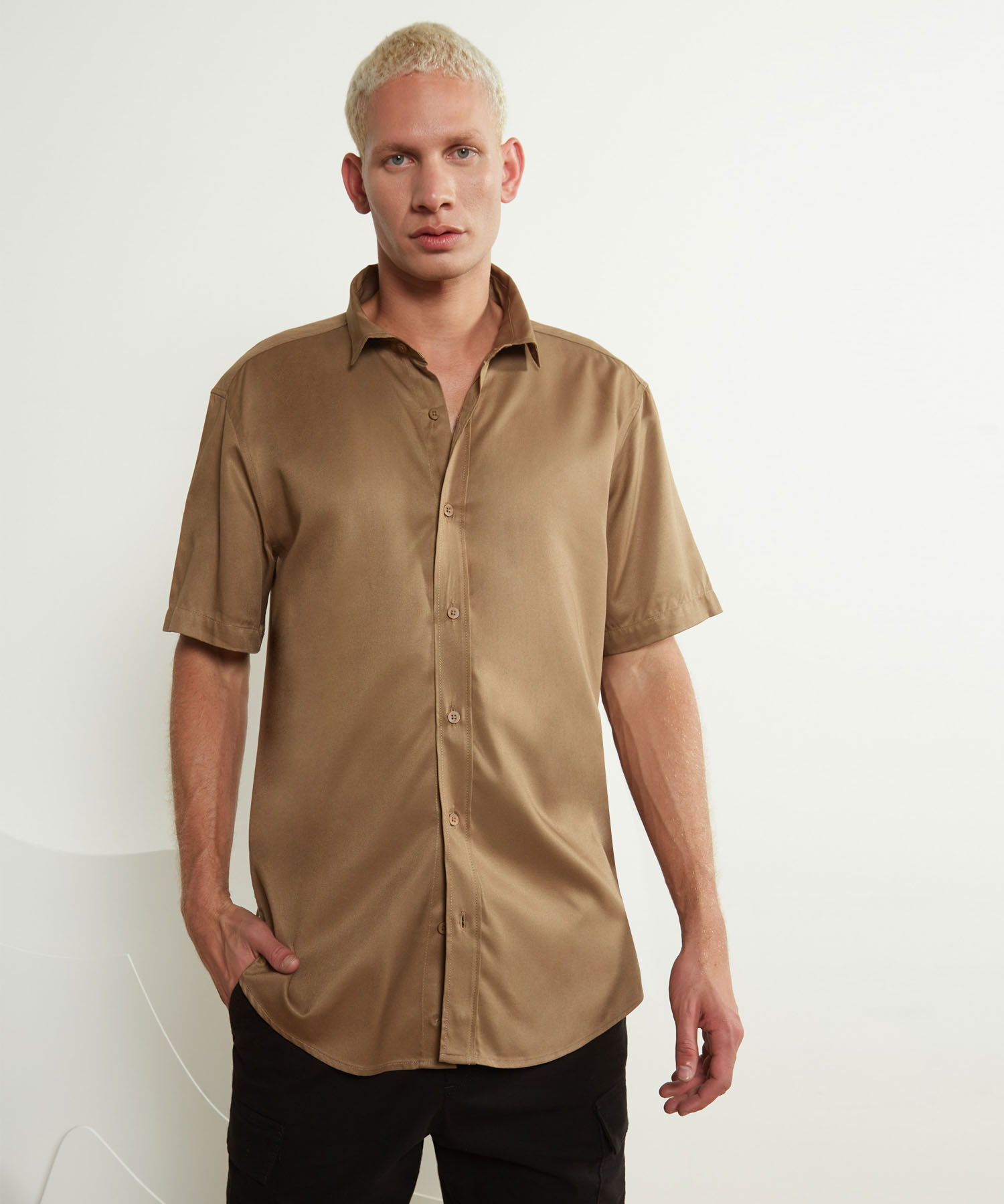 Camisa Manga Corta Fluida Compra Online SEVEN SEVEN