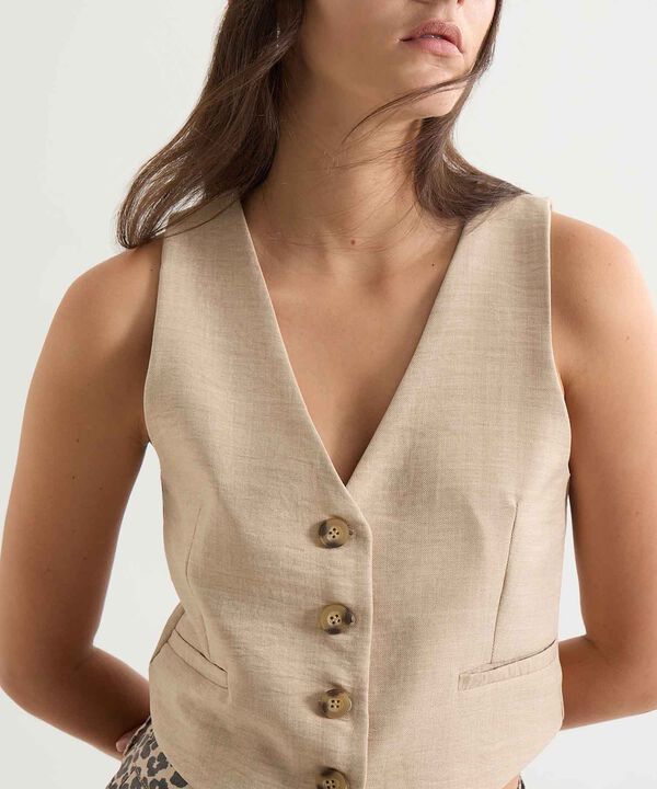 Chaleco r&uacute;stico