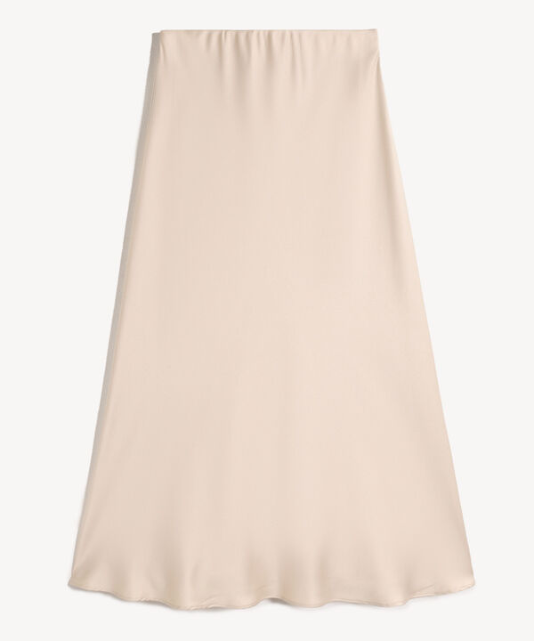 Falda satinada